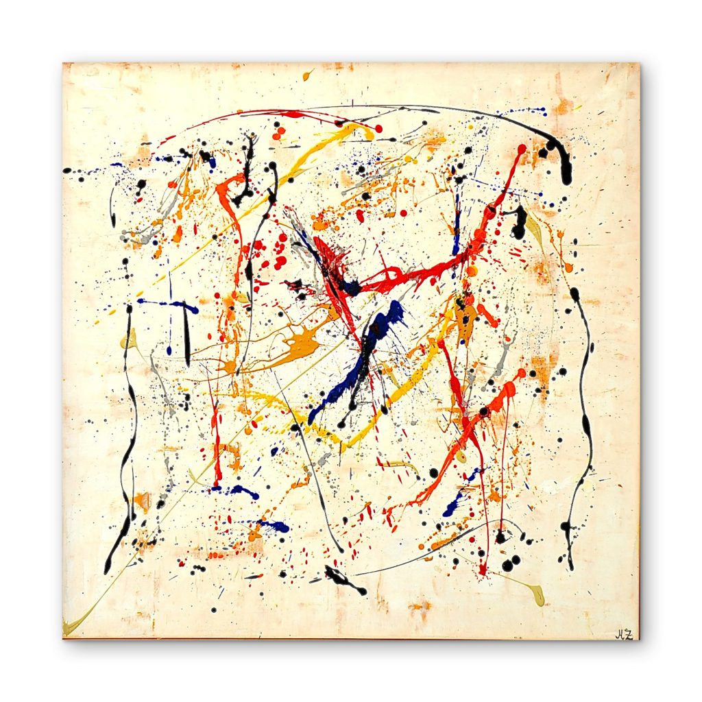 Den Himmel und den Glauben - 90cm x 90cm